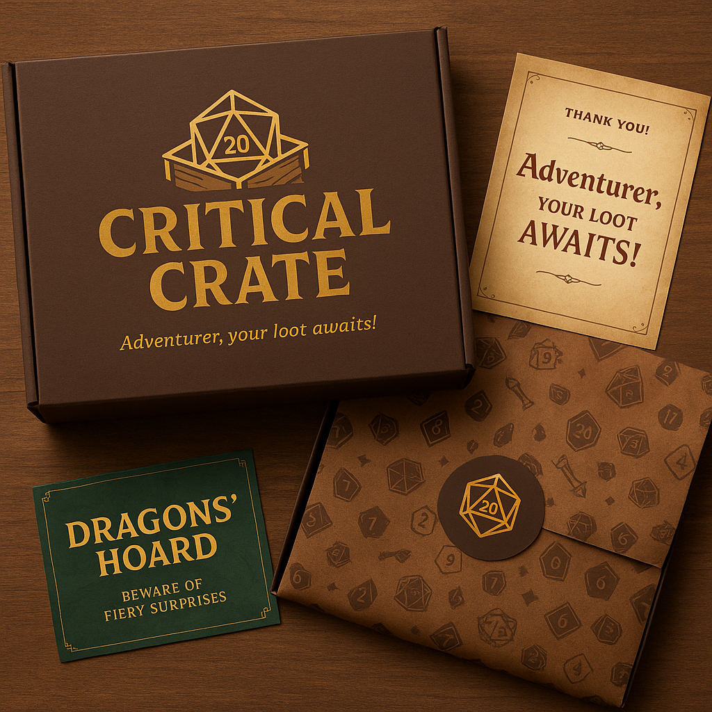 Critical Crate – The Ultimate RPG Subscription Box